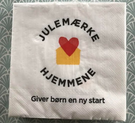 Servietter m. Julemærkehjemmene motiv