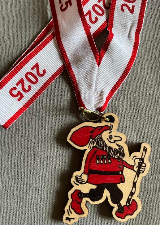 Deltagerbevis med medalje Sommermarch 2025